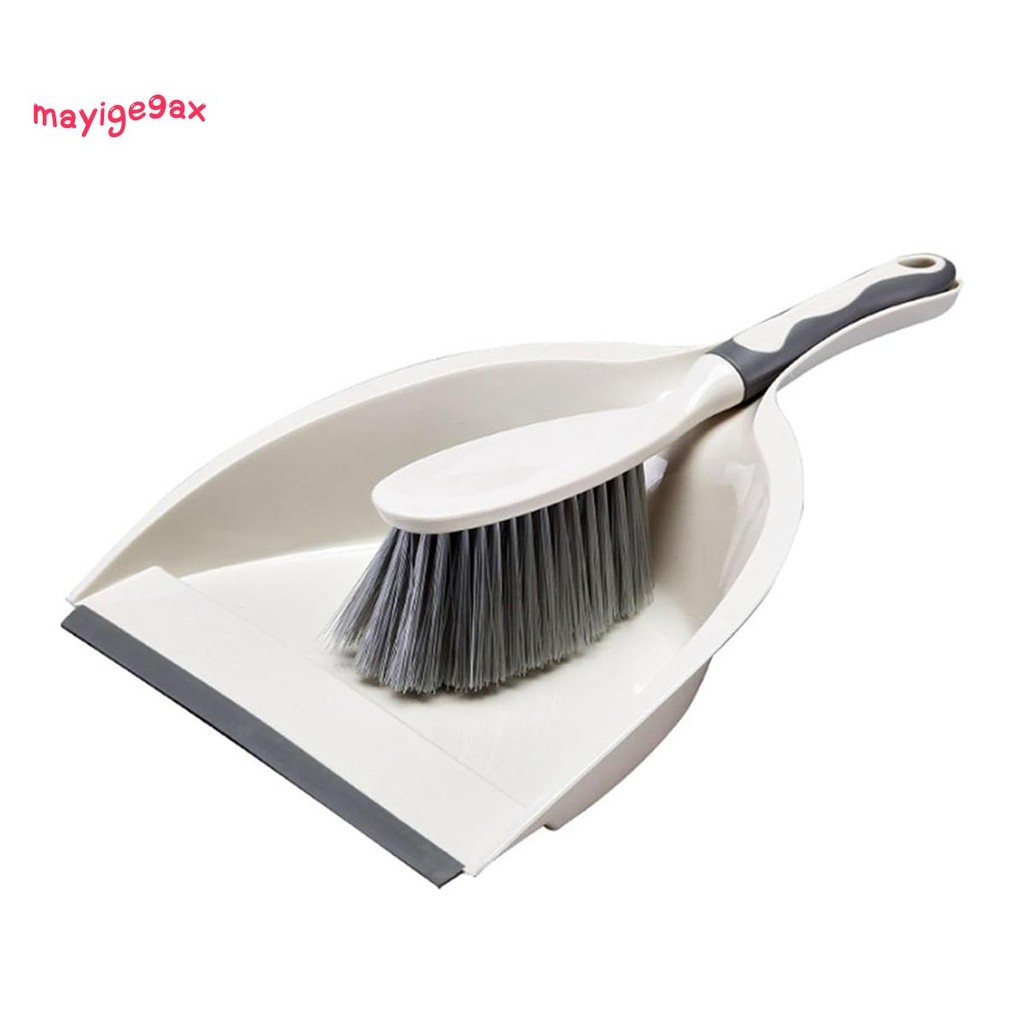 MR.SIGA Dustpan And Brush Set, Portable Cleaning Brush And Dustpan Combo With Bamboo - View #4