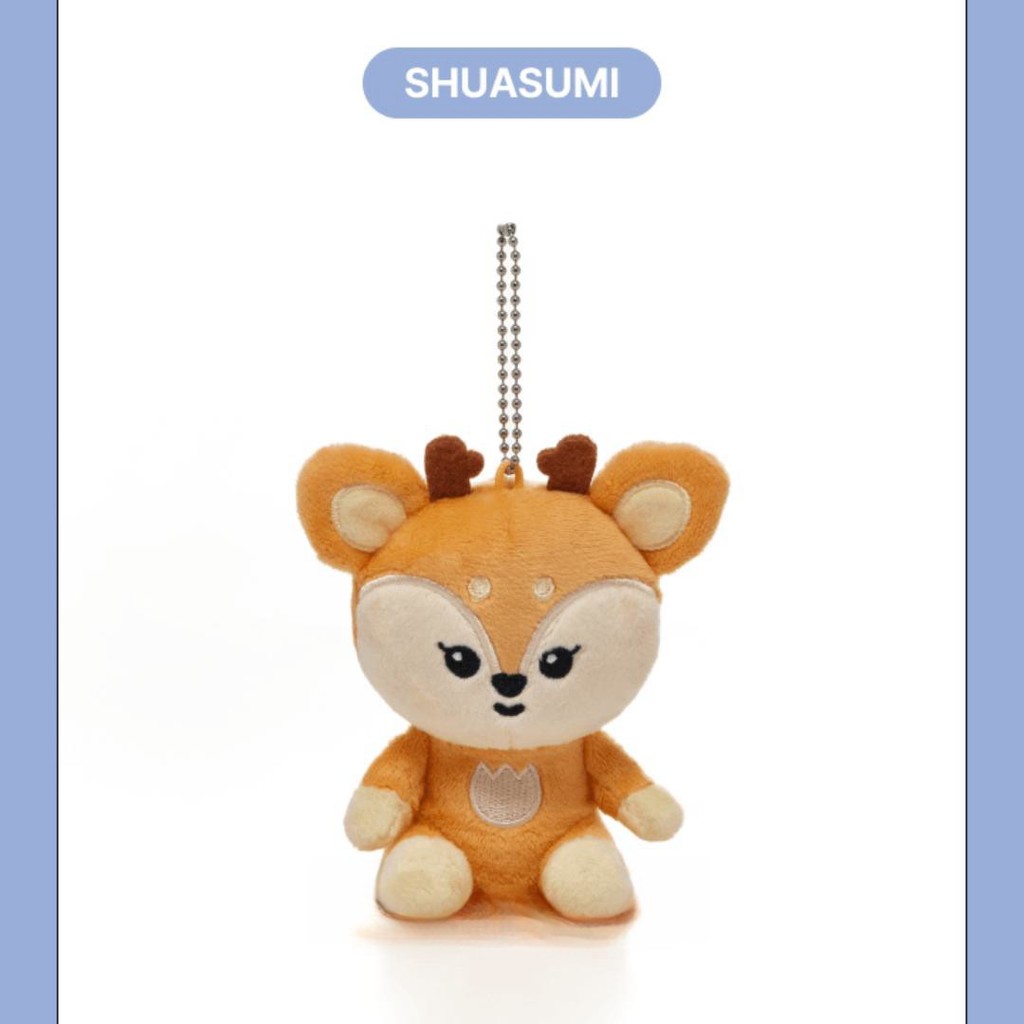 10cm Kpop Idol Seventeen Miniteen Plush Sitting Posture Doll Key