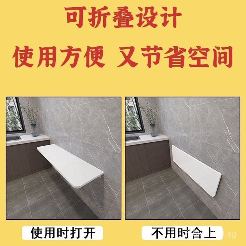 Invisible Kitchen Folding Table for Home Use*Wall-Mounted Dining Table ...