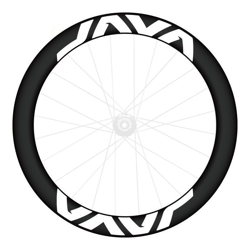 JAVA Road Wheel Set Sticker Torpedo Fire Six Wheel Rim Waterproof ...