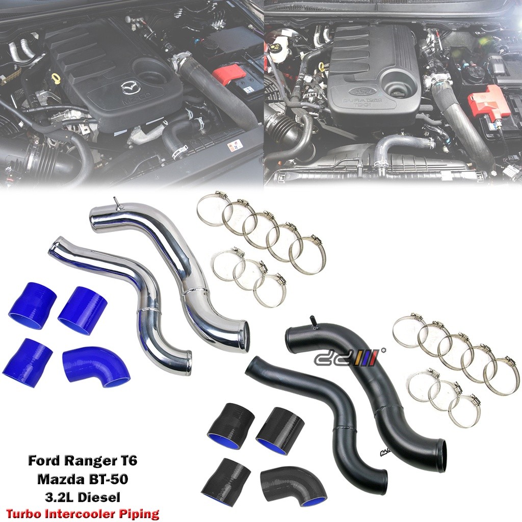 Ford Ranger T6 T7 T8 3.2 2012-2022 Aluminium Turbo Intercooler Hose ...