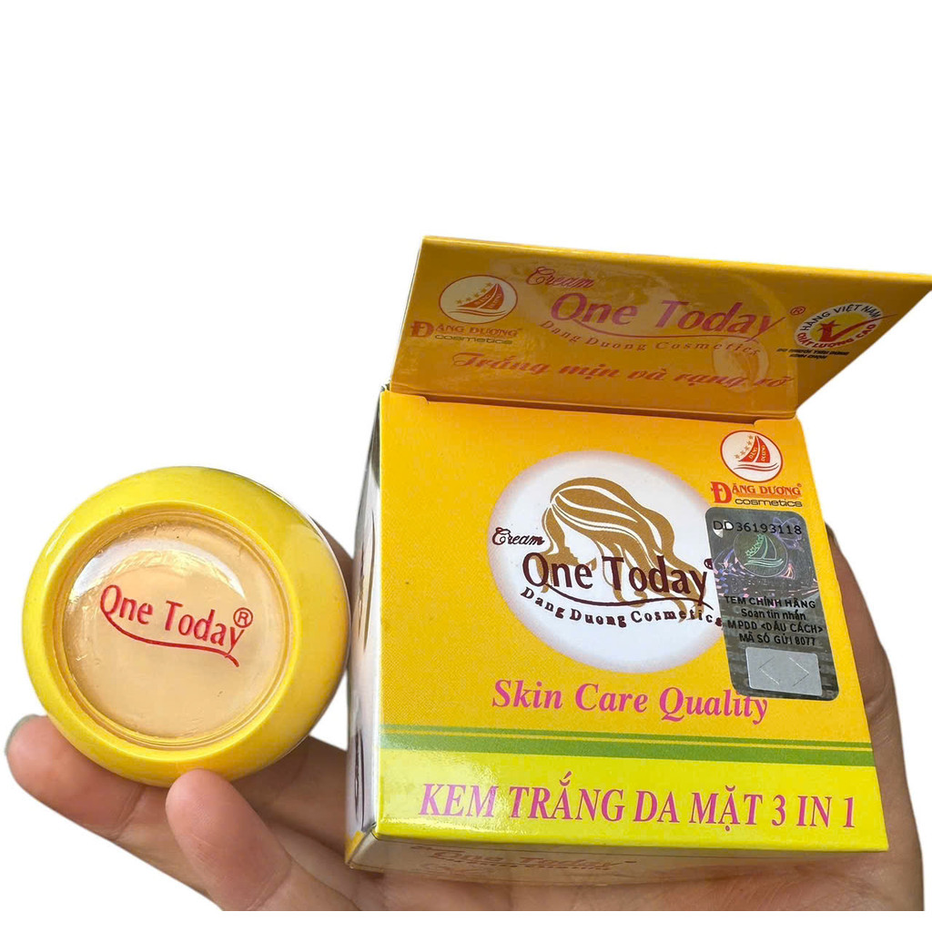 ONE TODAY 3 IN 1 facial whitening cream (5g) | Shopee Singapore