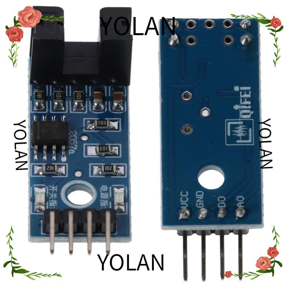 YOLANDAGOODS1 5 PCS Speed Sensor Module, LM393 Slot Type Optical ...