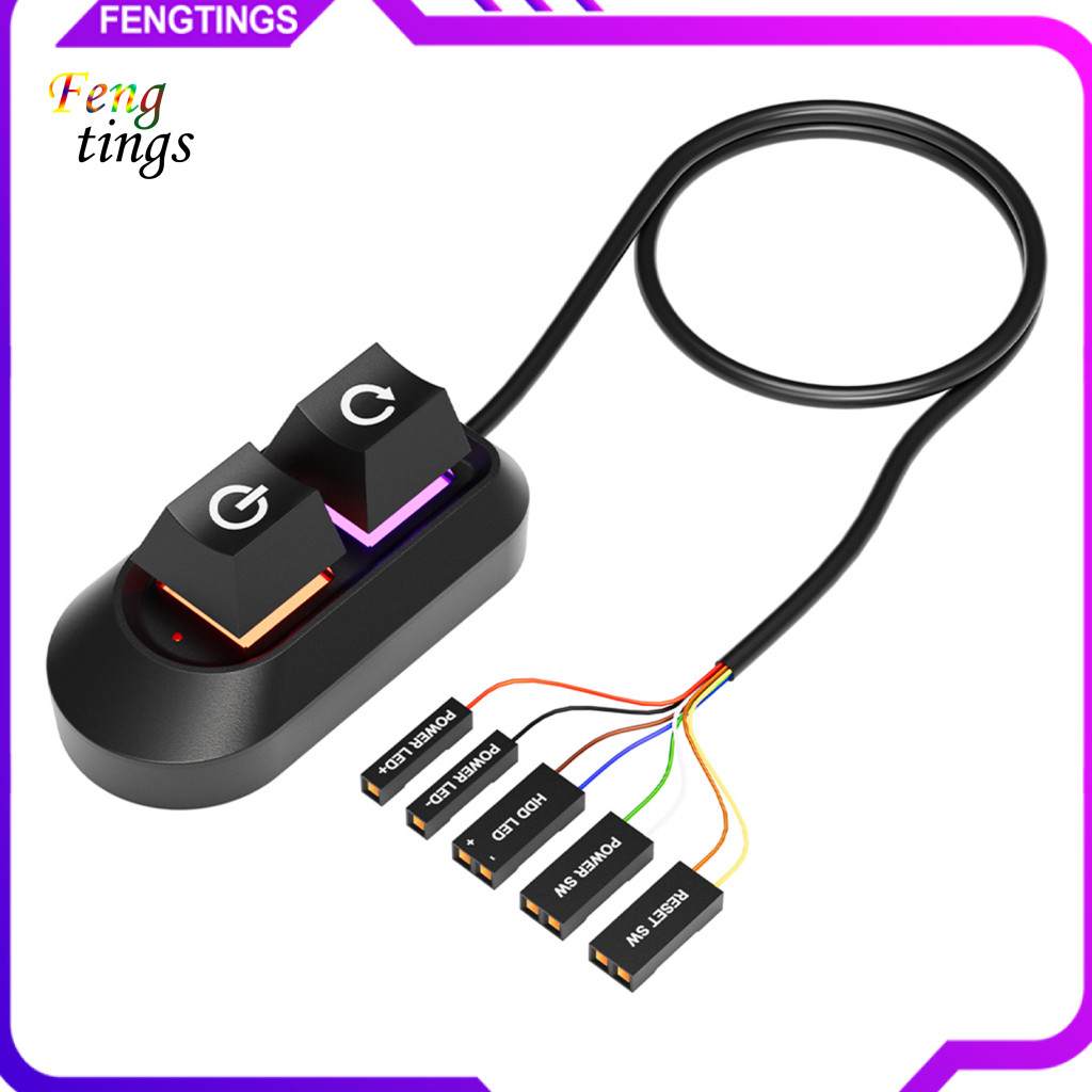 [Ft] Mechanical Key External Power Power Control Button Rgb Light Power ...