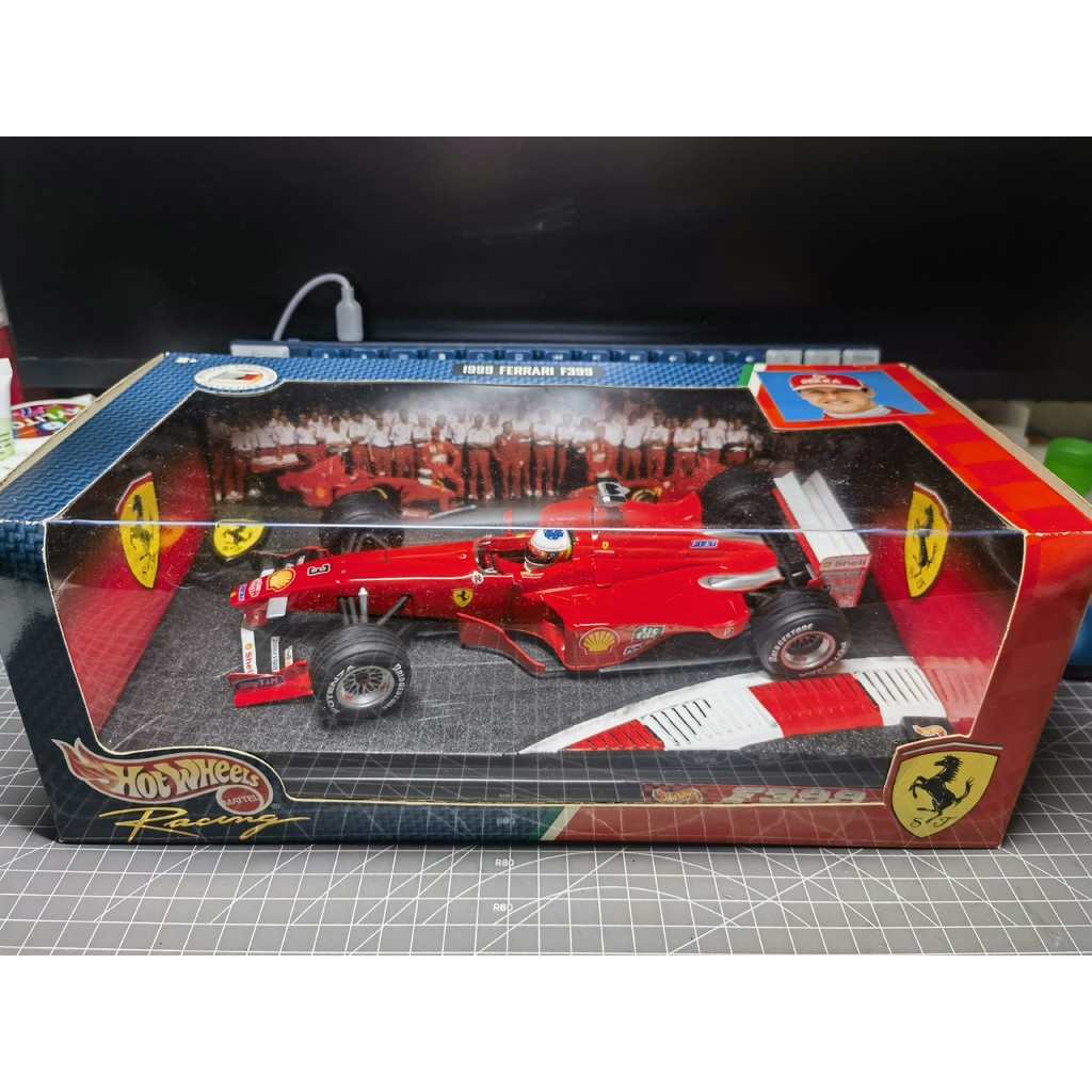 [Ready Stock] 1/18 Hot Wheels Ferrari F399 F1 1999 Schumahe Original ...