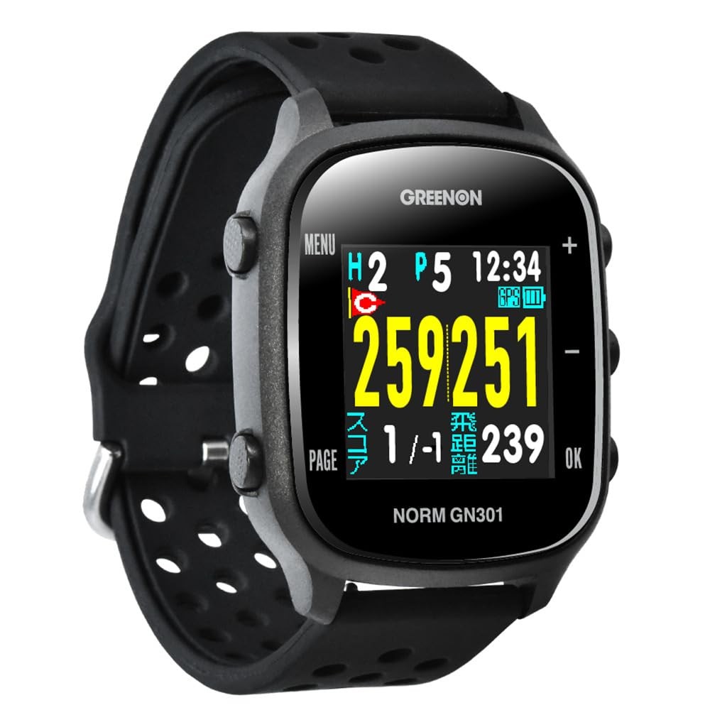 GreenOn The Golf Watch NORM II Plus - Color LCD with Michibiki L1S ...
