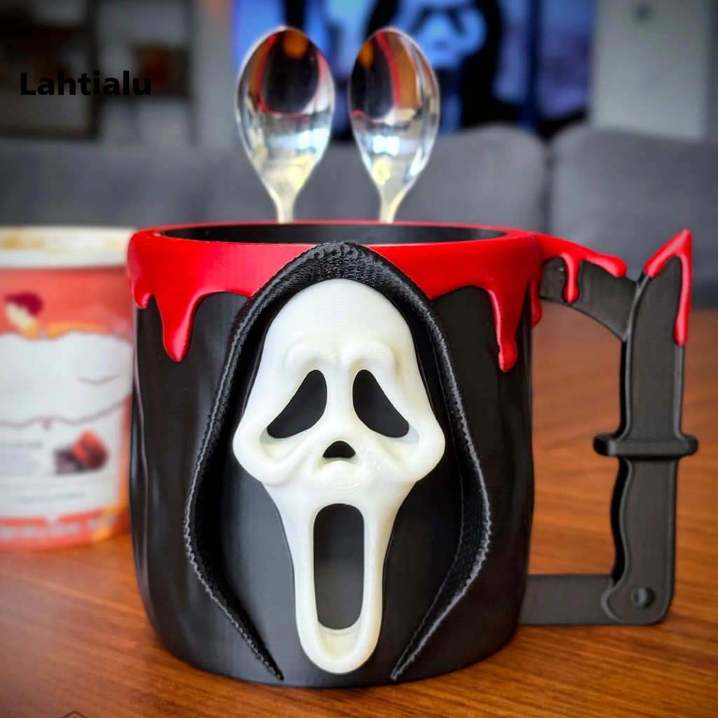 Lahtialu Yogurt Cup Stand Horror-themed Ice Cream Holder Spooky Ice ...