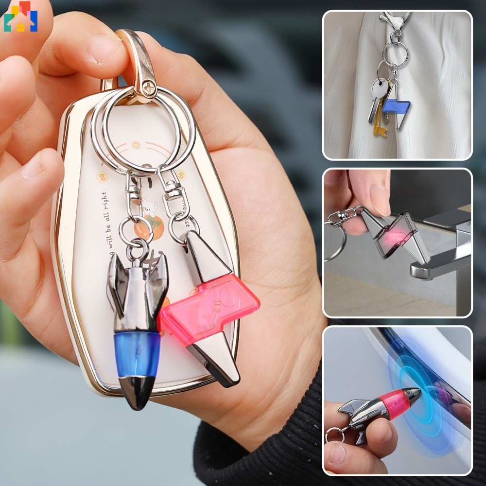 Car Static Eliminator Keychain Rocket Lightning Shaped Anti Static ...