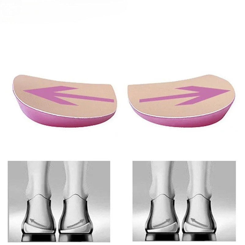 1 Pair Orthopedic Insoles Shoe Inserts Medial & Lateral Heel Wedge Lift ...