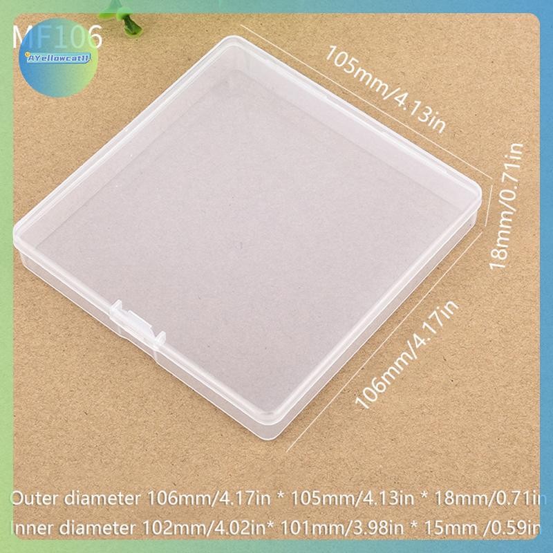 AA Mini Plastic Box Square Transparent Packing Box Dustproof Durable ID ...