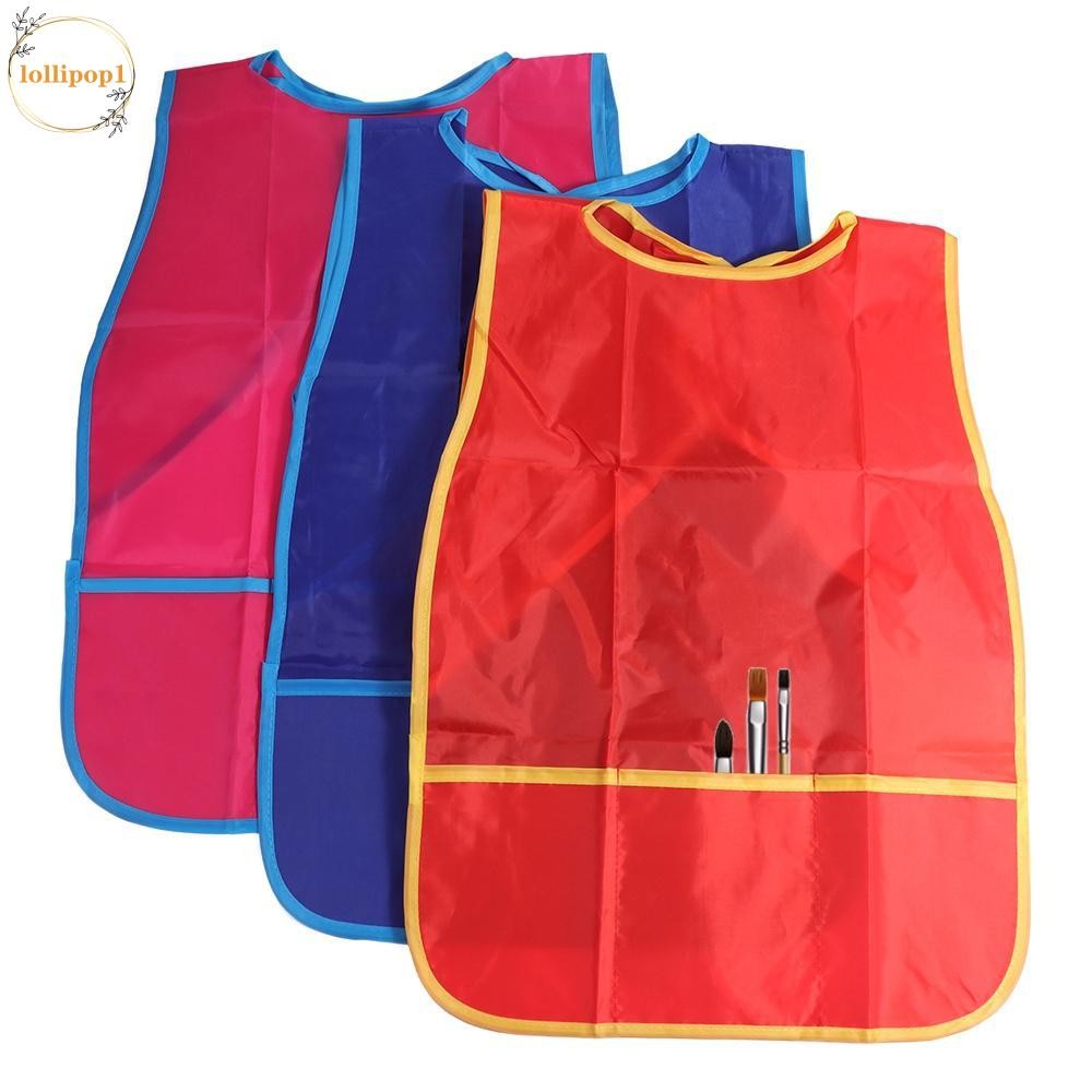 LOLLIPOP1 Kids Art Smock, Waterproof Nylon Painting Aprons, Craft ...