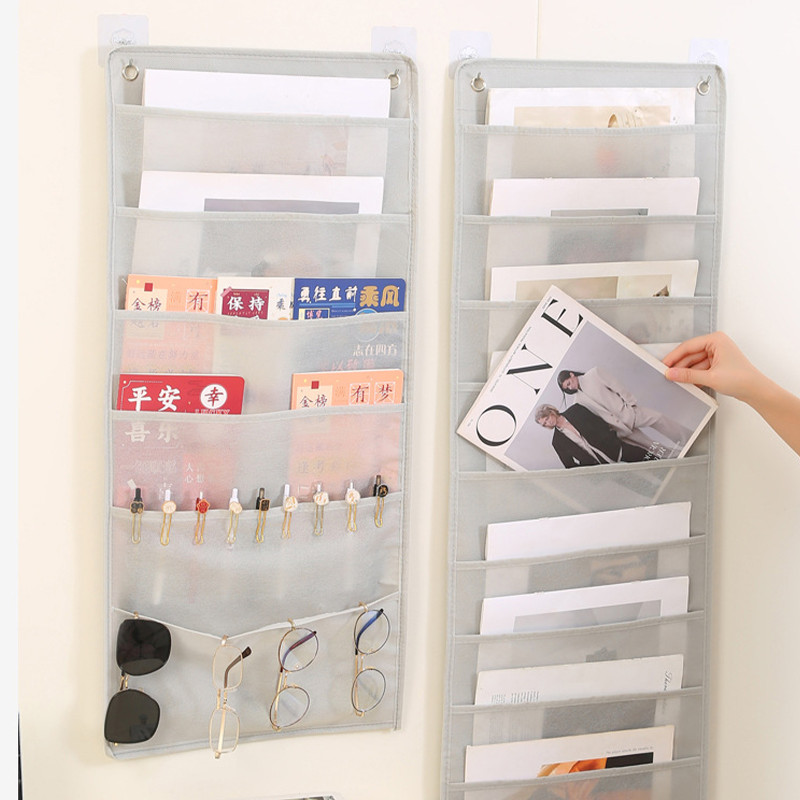 Wall Hanging File Folder Organizer Letter Size Hanging Storage ...