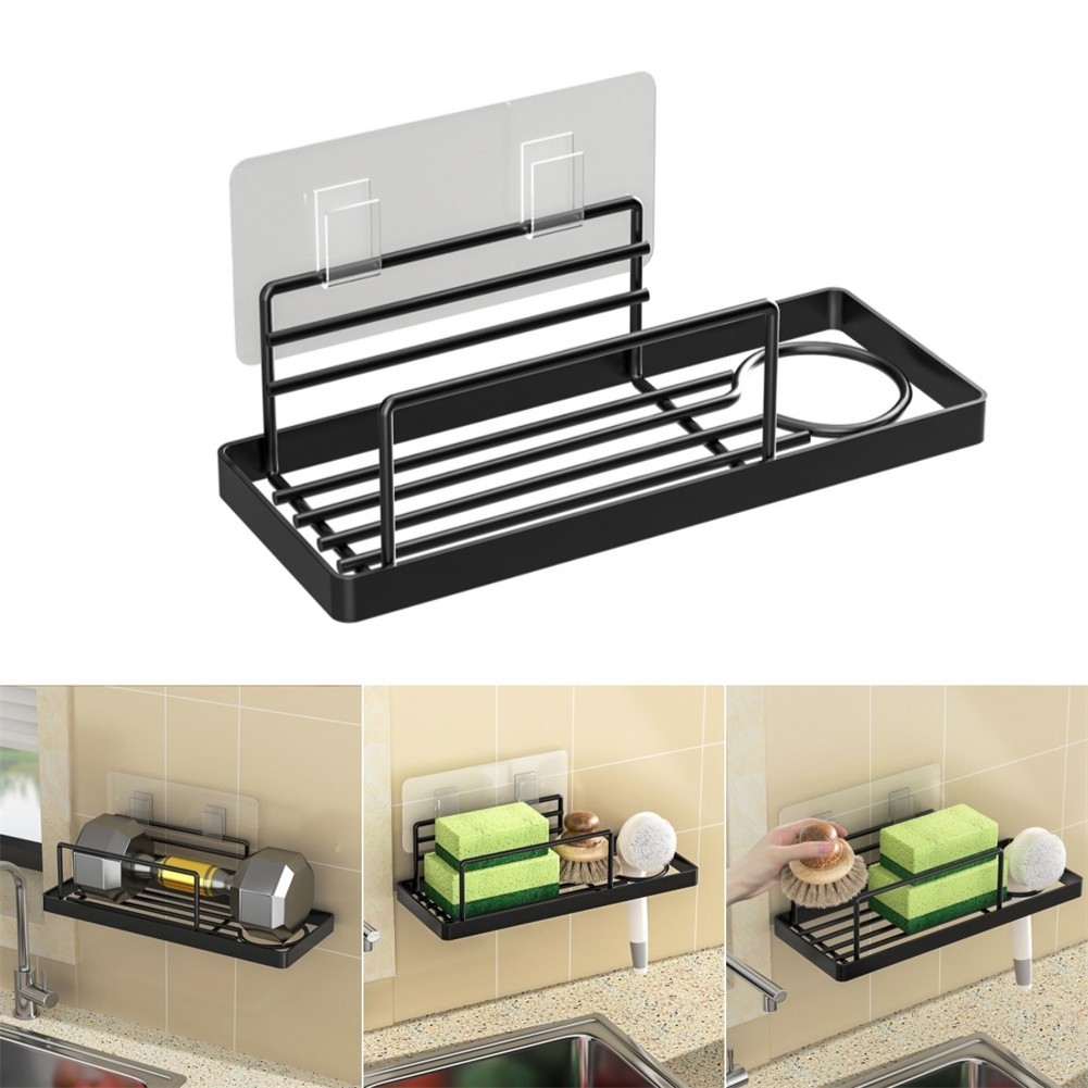 Sponge Holder Easy Installation Multi-functional Storage Open Air ...