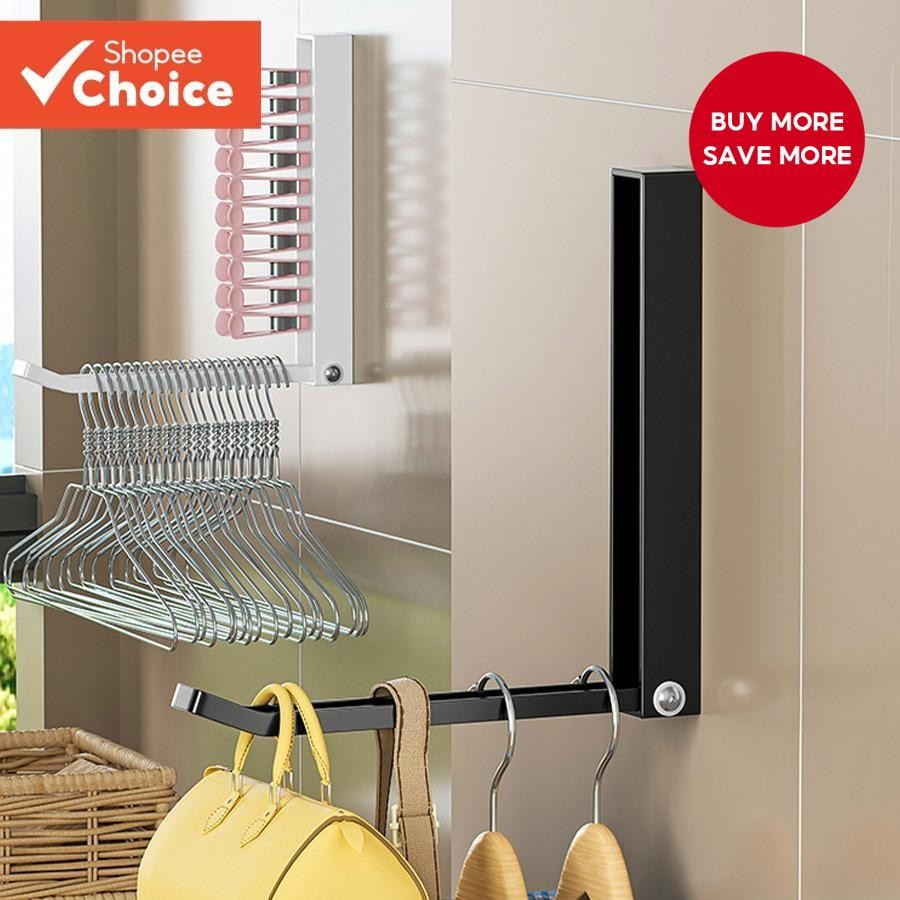 Hanger storage device，clothes Drying Rack，Indoor Wall Mounted Drying ...