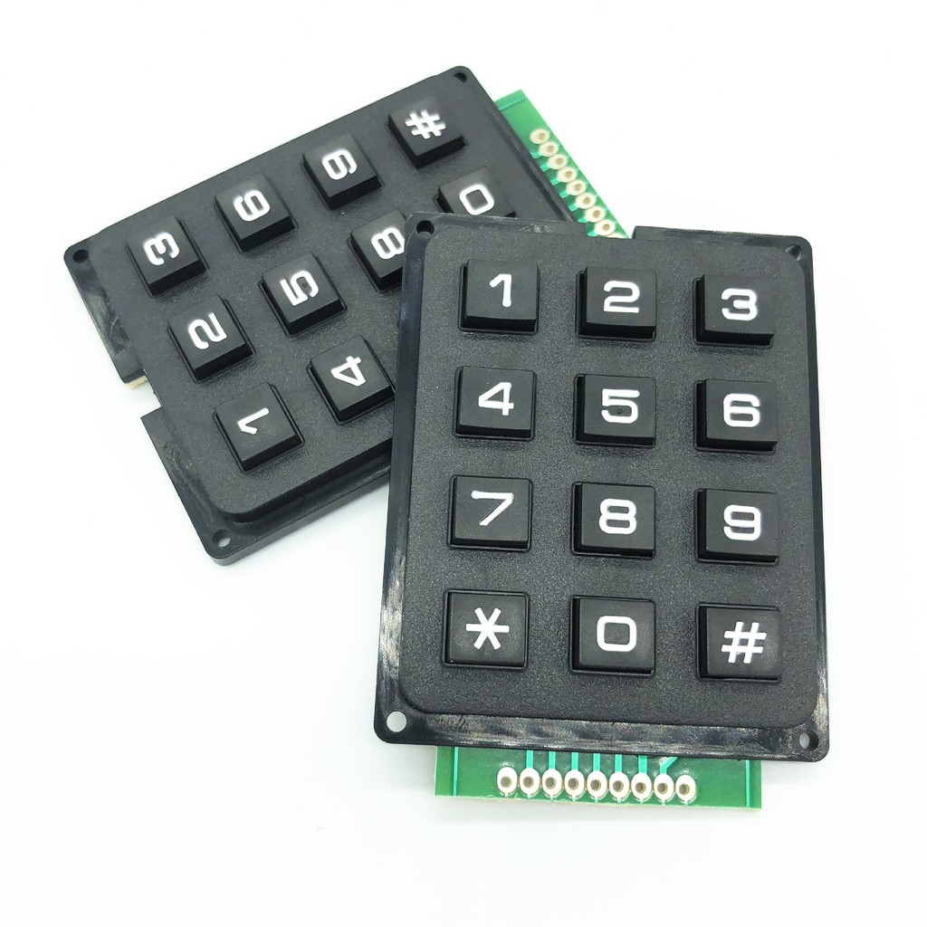 Microcontroller Keyboard Button Matrix Keyboard 3 * 4/3X4 Keyboard 12 ...