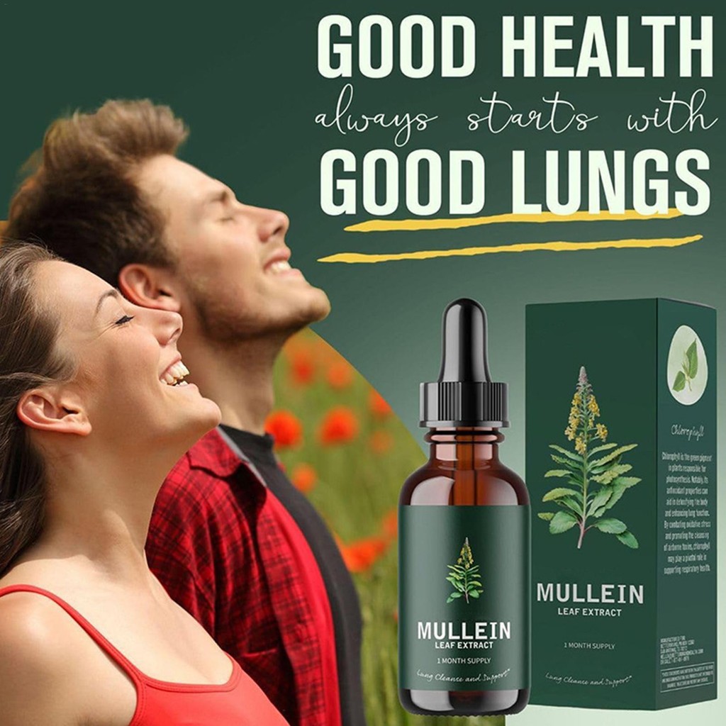 Mullein leaf drops 60ml Mullein Leaf Extract mullein drops lung cleanse ...