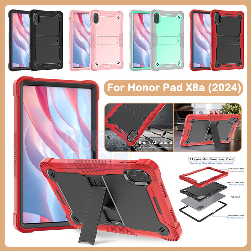 WOBURN TPU Sfumato Cover Per Honor X8a - Custodia Morbida Rosa Verde Antigraffio