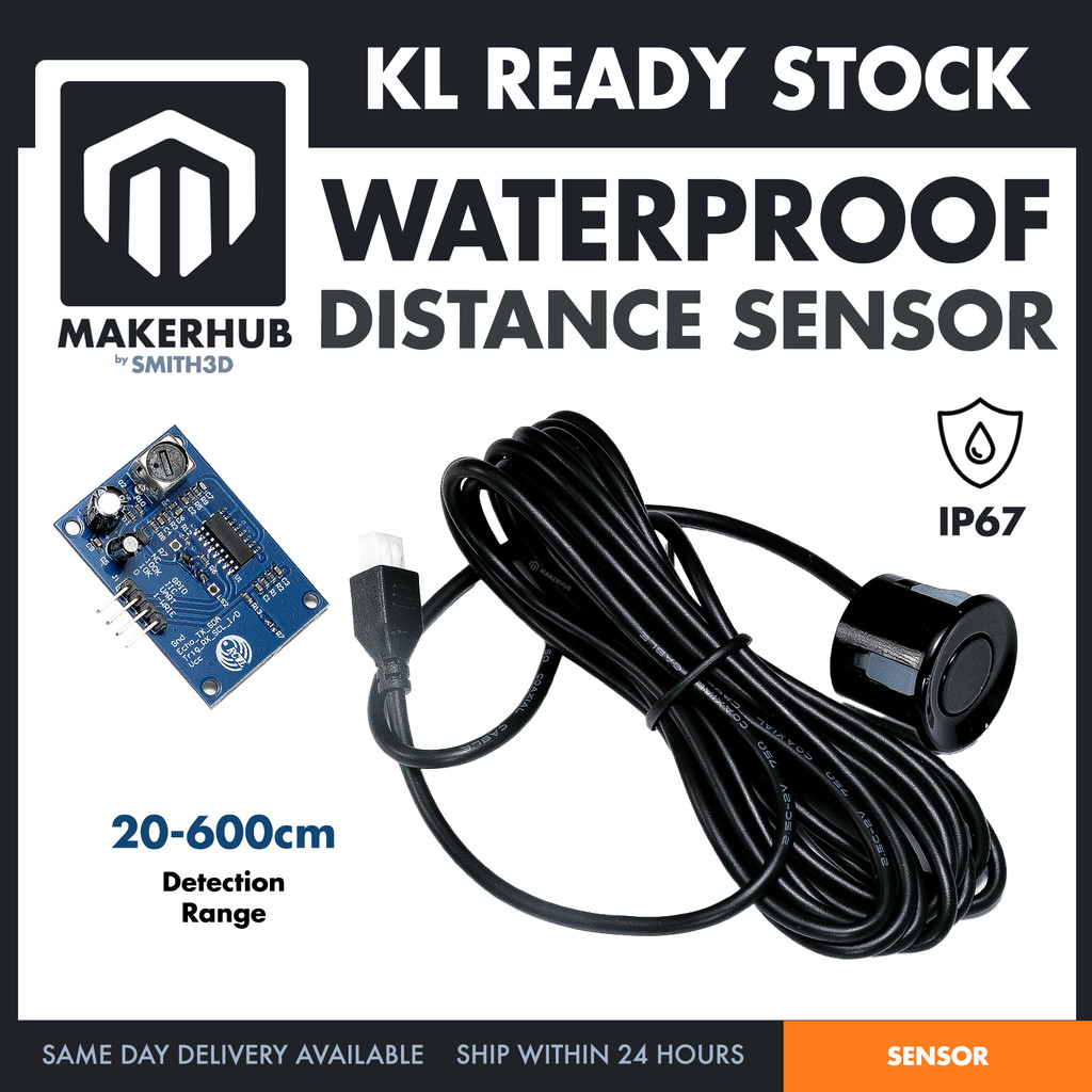 Waterproof Ultrasonic Distance Sensor JSN-SR04T Module Water Level ...