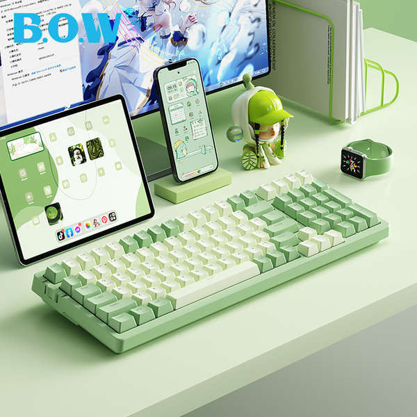 wireless keyboard keyboard wireless mechanical keyboard BOW Hot Swap ...