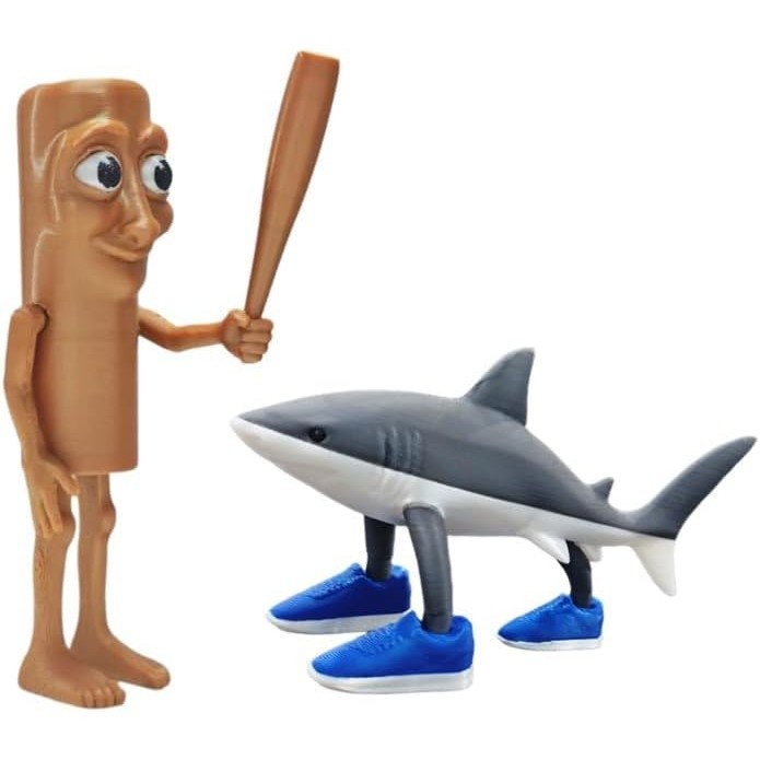 Figura Coleccionable 3D De Tung Tung Tung Sahur – Diseño Humorístico Italiano, Impresa En 3D Con Acabado De Calidad – Ideal Para Decoración Y Regalos Originales