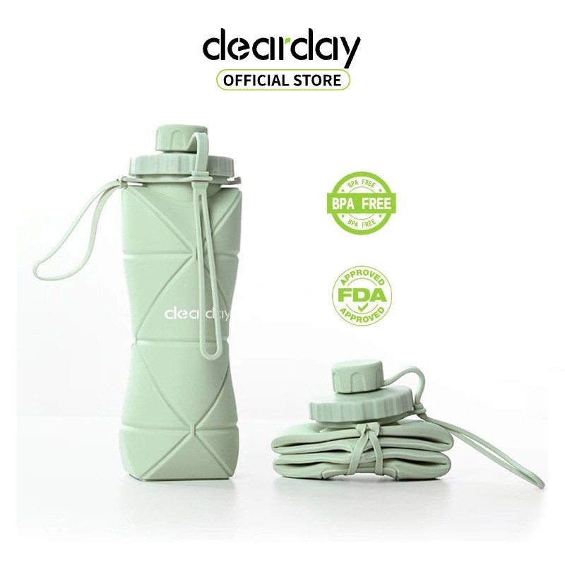 Dearday Foldable Portable Water Bottle 600ml