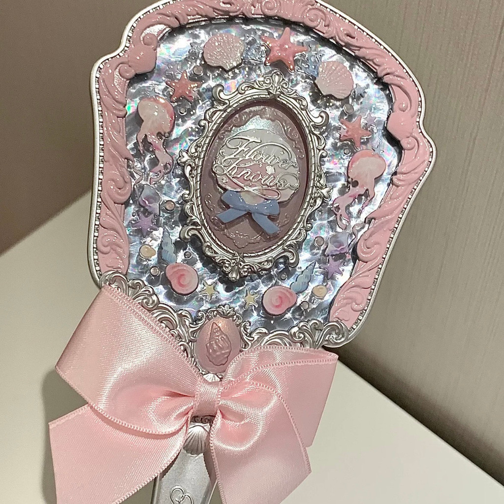 FLOWER KNOWS Handheld Mirror 花知晓手持镜贝壳珍珠系列Shell Pearl