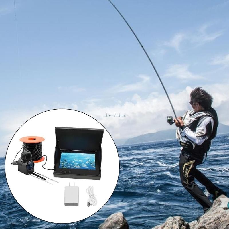 CH* 195° Wide Angles Fish Finder Camera with 5inch Large Screen Night ...