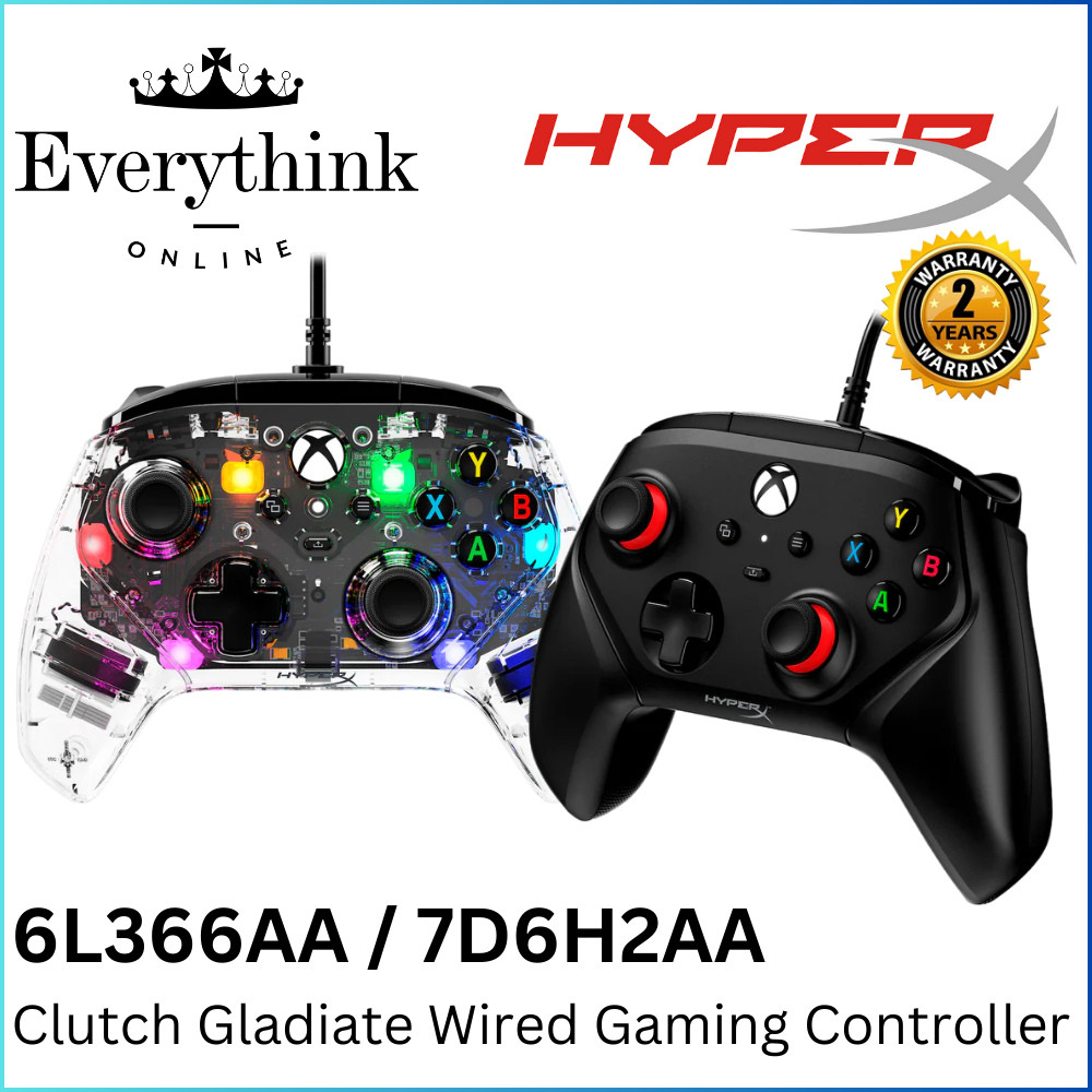 HYPER-X HYPERX CLUTCH GLADIATE WIRED GAMING CONTROLLER WITH XBOX ...