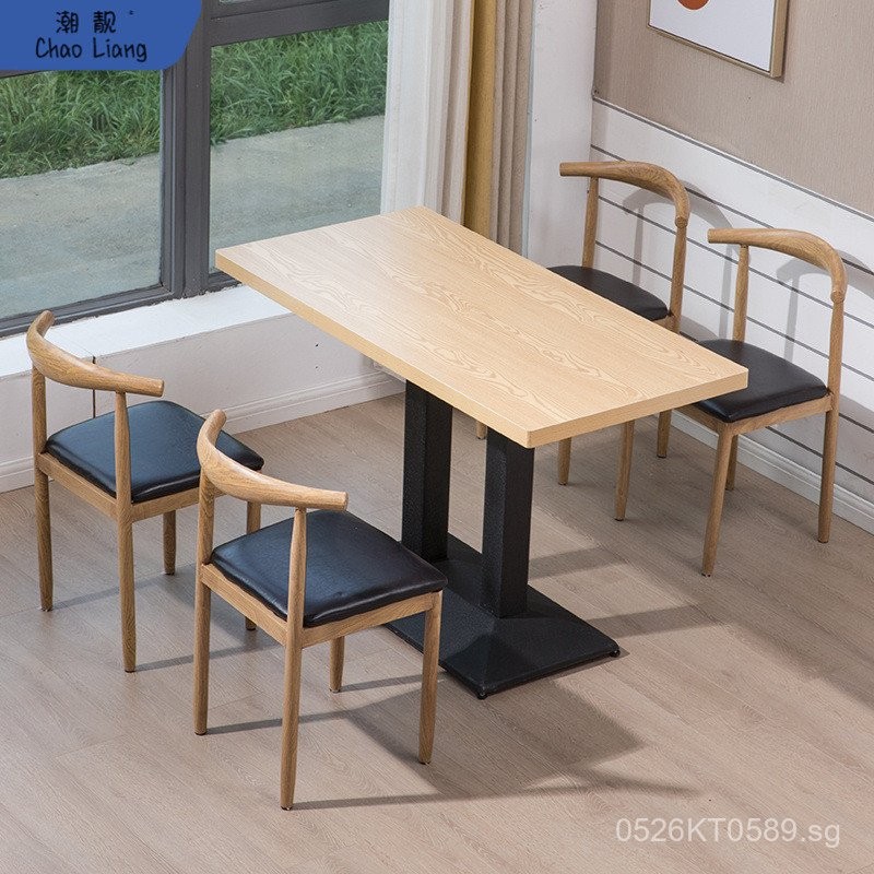 Table and Chairs for Commercial Use, Simple Dining Table for Breakfast ...
