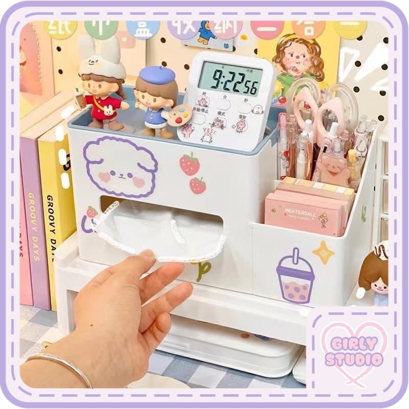 Girly Studio - SG Stock Multi-Functional Tissue Box Napkin Paper Holder ...
