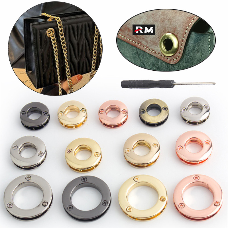 [2-Pack] Screw-Mounted Eyelet Buckle Bag Eyelet Button Metal Eyelet ...