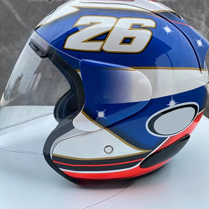 Ram3 Pedrosa Samurai Half Helmet Men and Women Motorcycle Off-Road ...