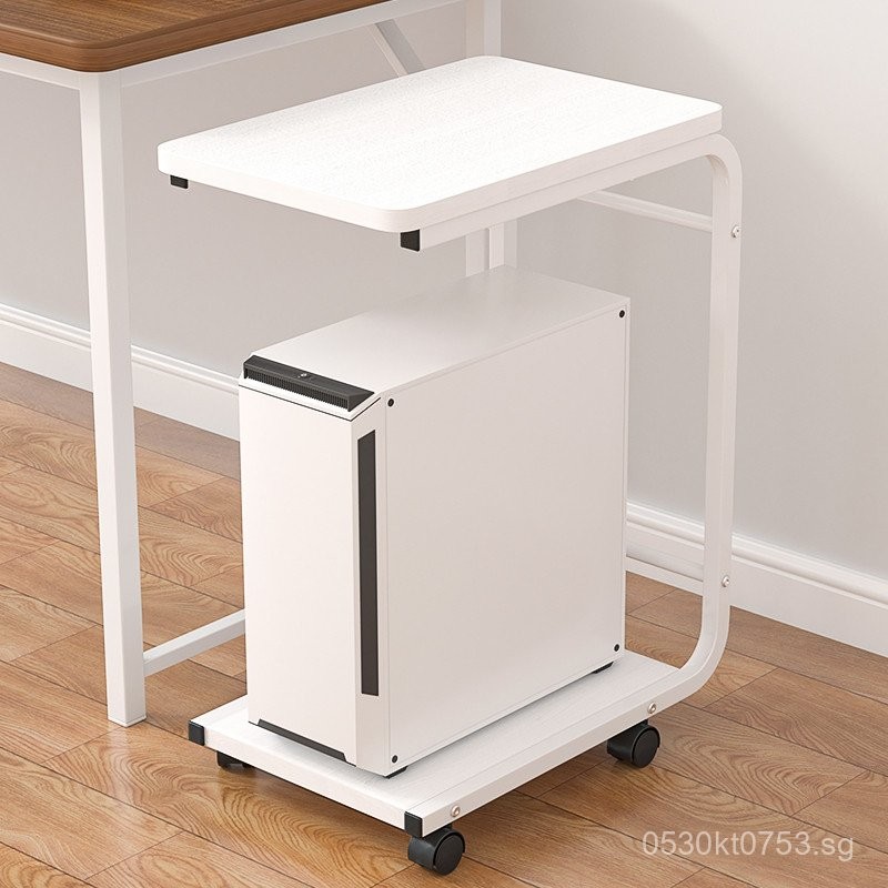 Printer Elevated Stand Cabinet Bracket Desktop Computer Movable Storage ...