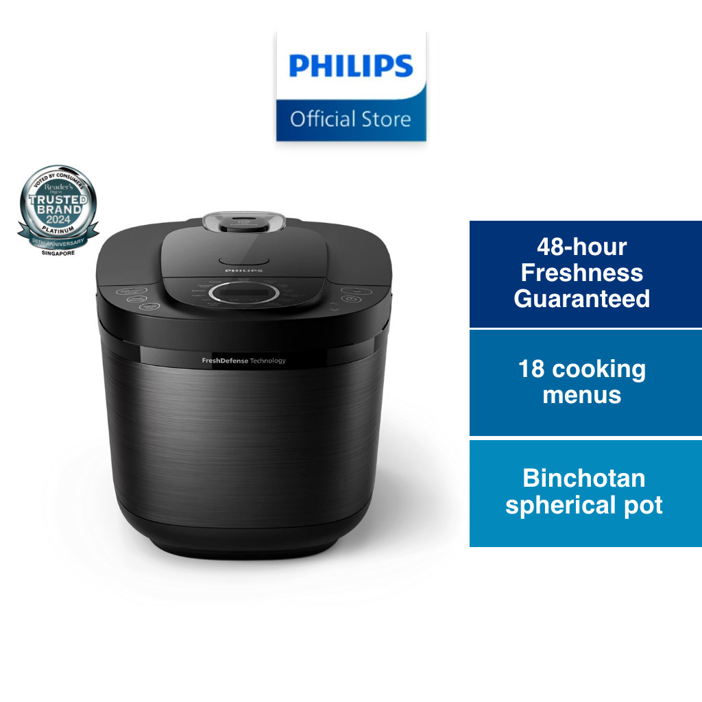 Philips HD4814/31 | Spherical Pot Digital Rice Cooker | 1.8L ...