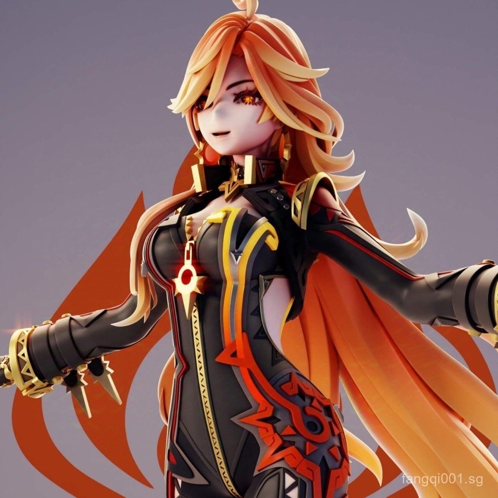 Genshin Impact Mavis Card GK White Model Vulcan Statue3d Printed and ...