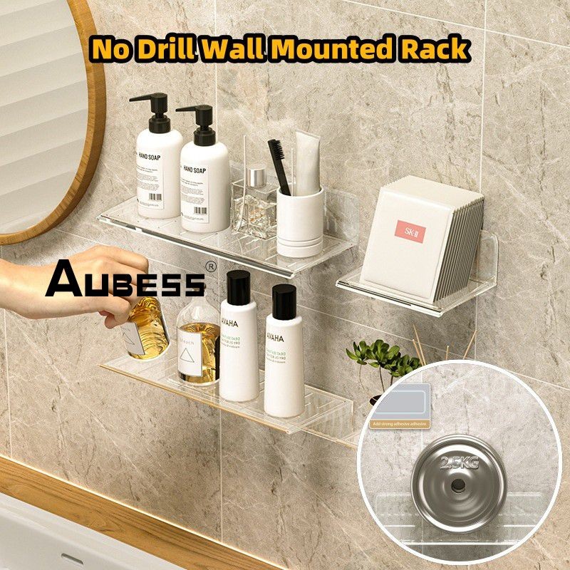 Study shelf Acrylic Storage Rack Bathroom Shelves Cosmetics Storage ...