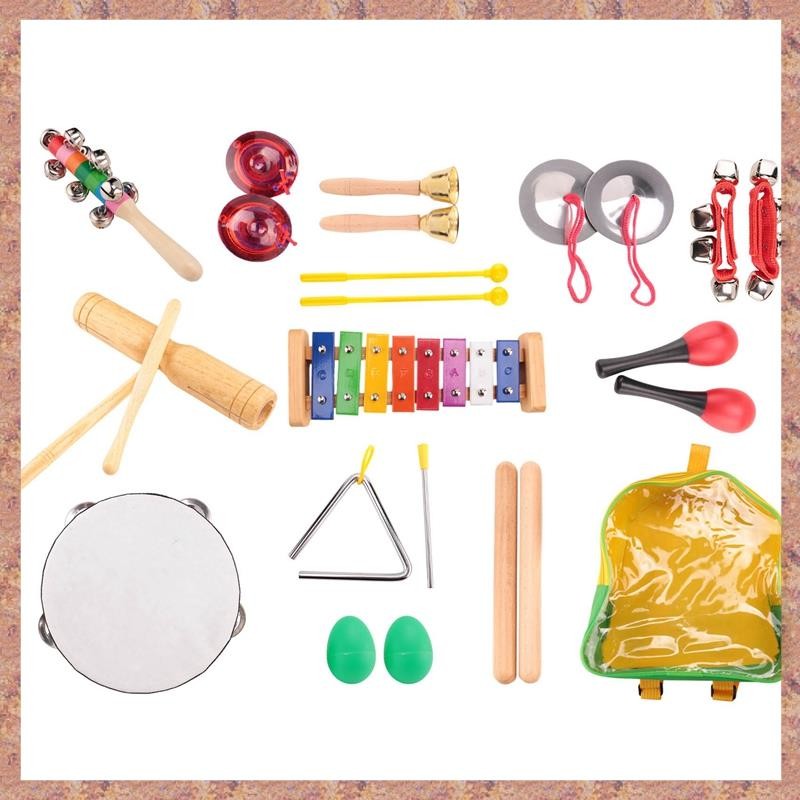 Musical Instruments for Toddler with Carry Bag,12 in 1 Music Percussion ...