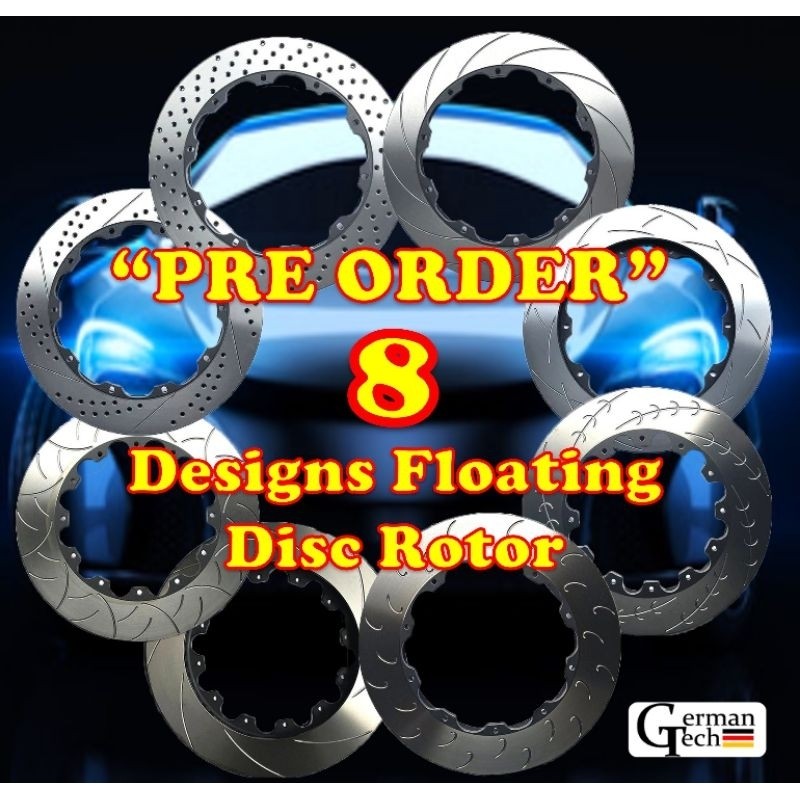 Brembo AP Racing Floating Disc Oversized Replacement / Pengganti Cakera ...