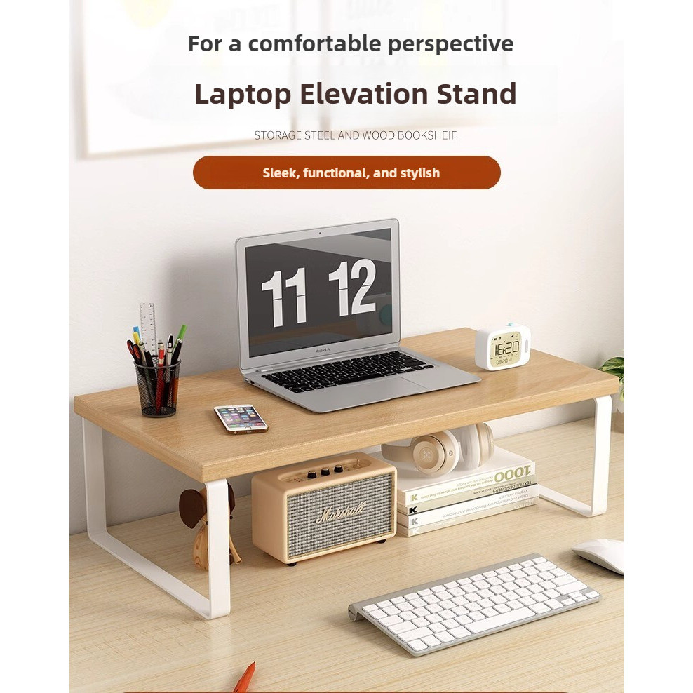 Simple & Practical Laptop Stand Office Table Organizer Shelf Desktop ...
