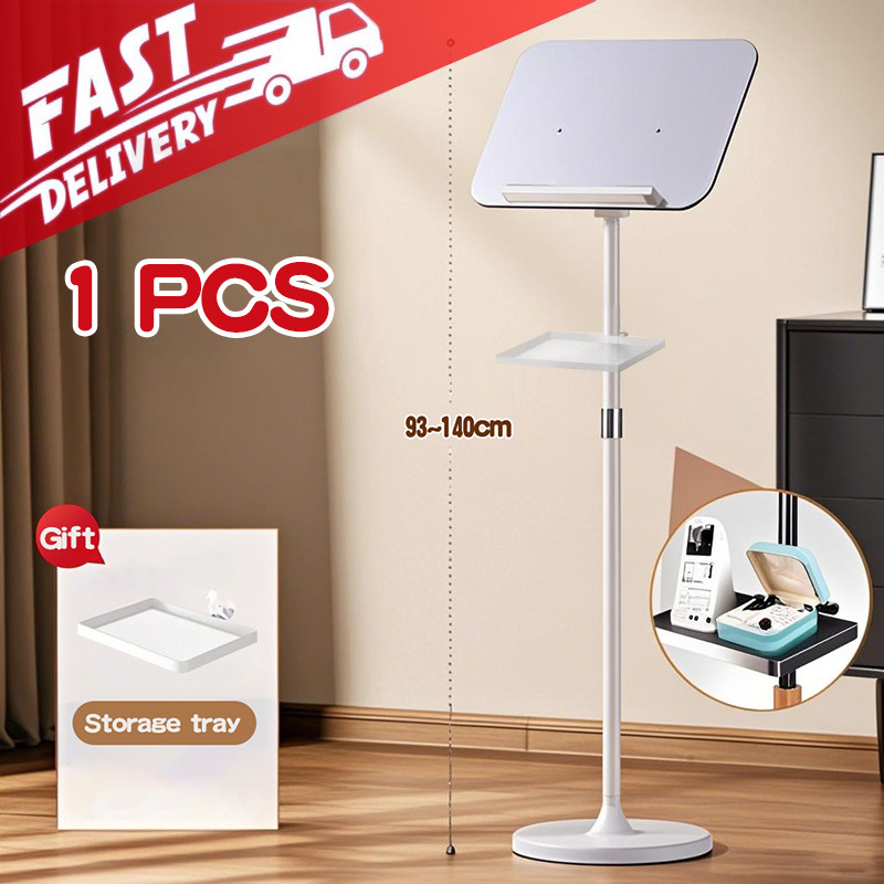 【SHIP FROM SG】Floor Book Stand for Reading Height Adjustment 93~140cm ...