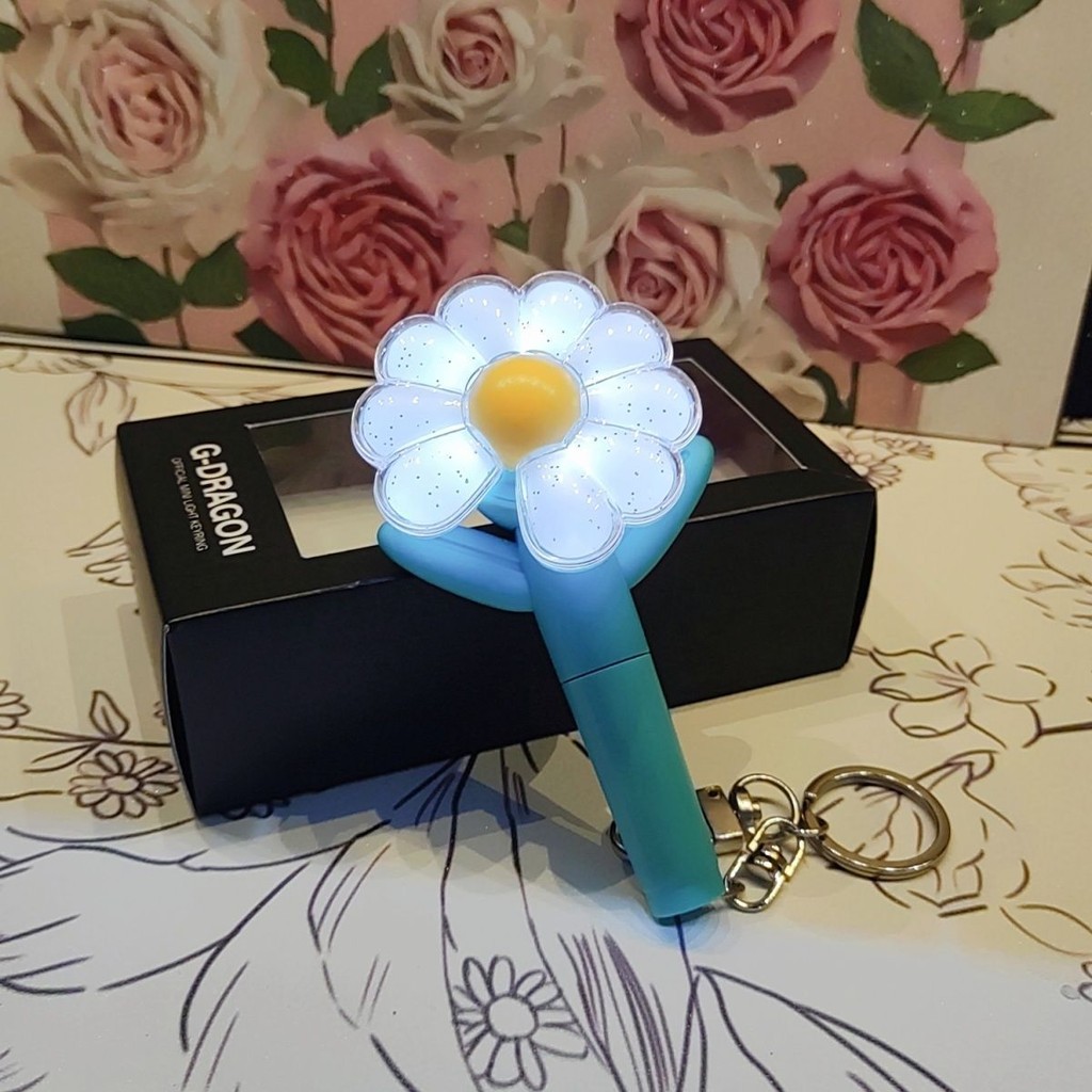 Kpop Idol G-DRAGON Mini Light Keyring Cradle GD Small size