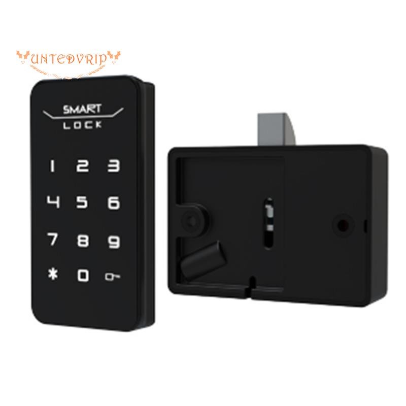 Smart Cabinet Lock Password Drawer Lock Black Combination Security ...