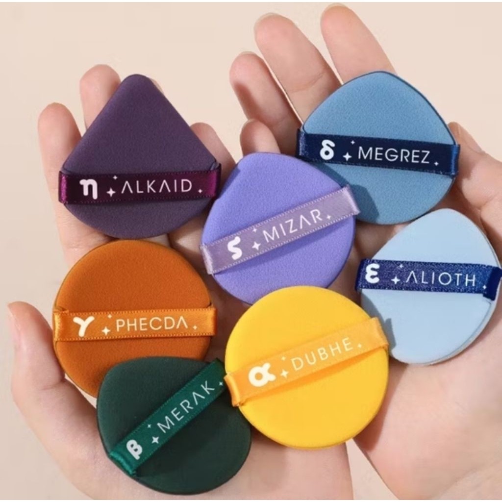 1PCS Spons Puff Cushion Bedak Tabur Busa Foundation Sponge Make Up Beauty Blender Powder Spon Mini Makeup A011 - Gambar 2