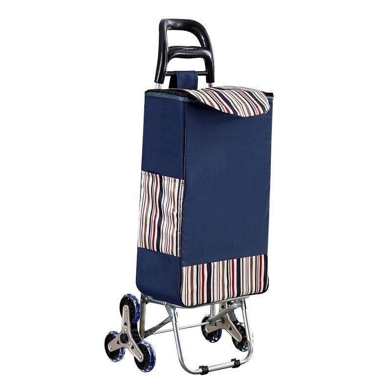 Portable Shopping Cart With Wheel Trolley Trailer Shopping Home Trolley ...