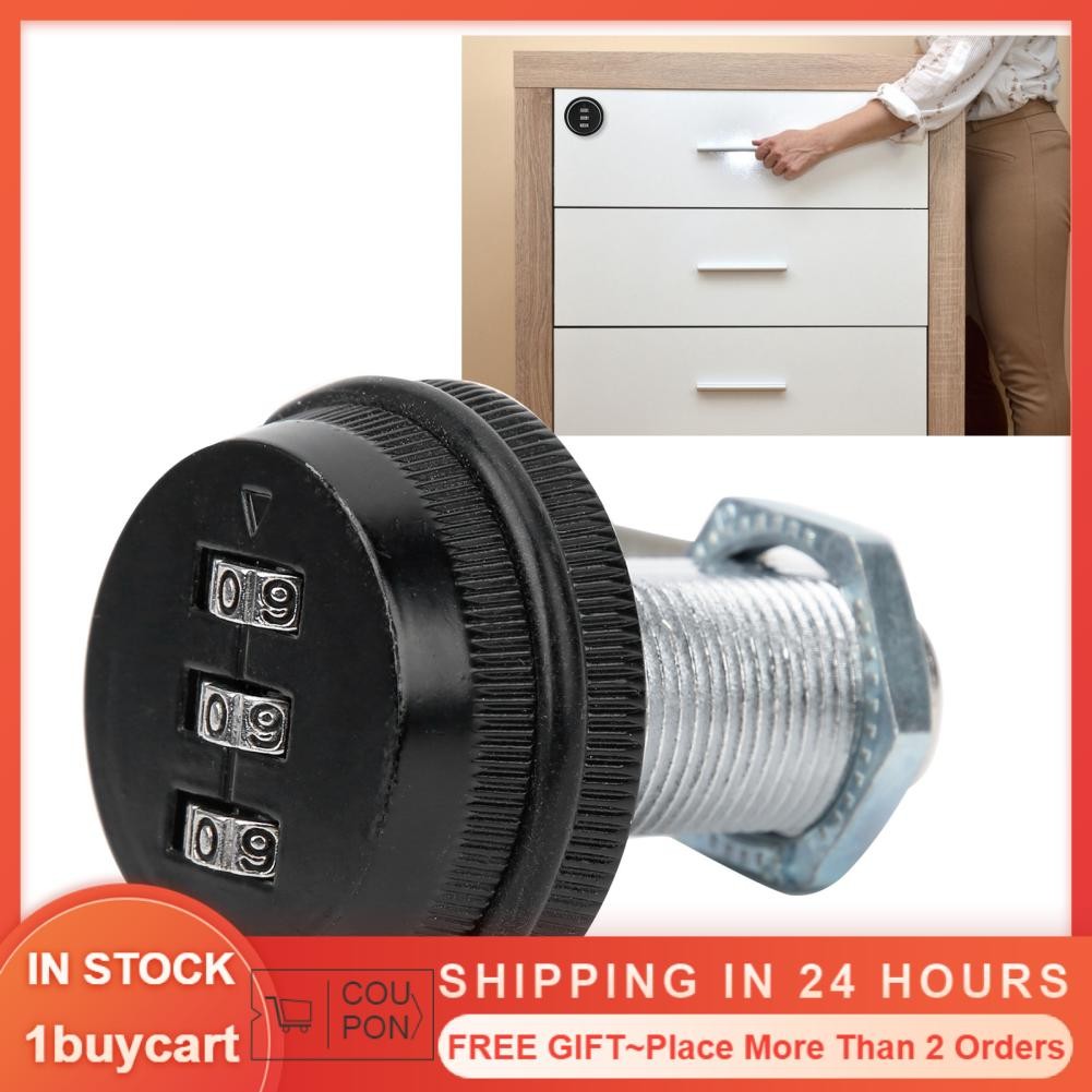 1buycart-sg Dial Combination Lock Cabinet Security Combi-Cam Password ...