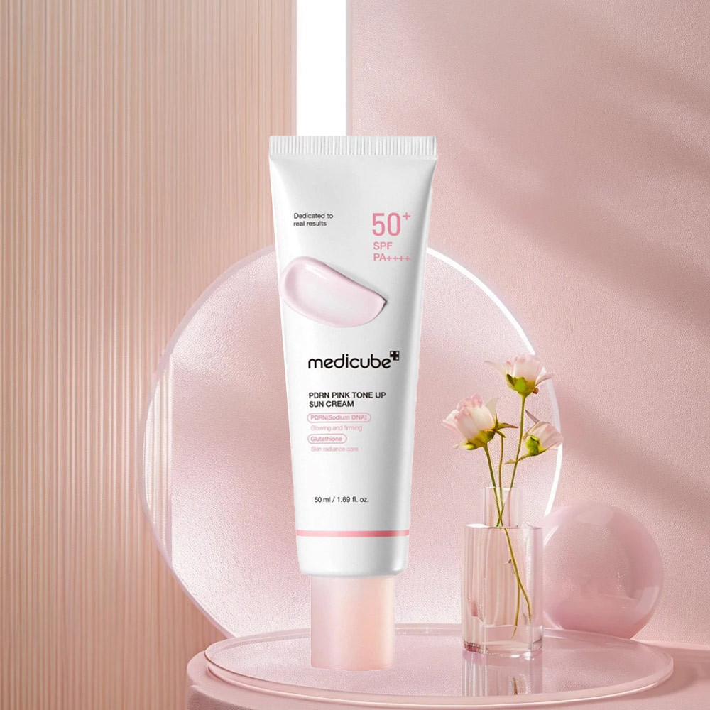 Medicube Sunscreen Pdrn Pink Tone Up Sun Cream 50ml Spf 50+ Pa ...