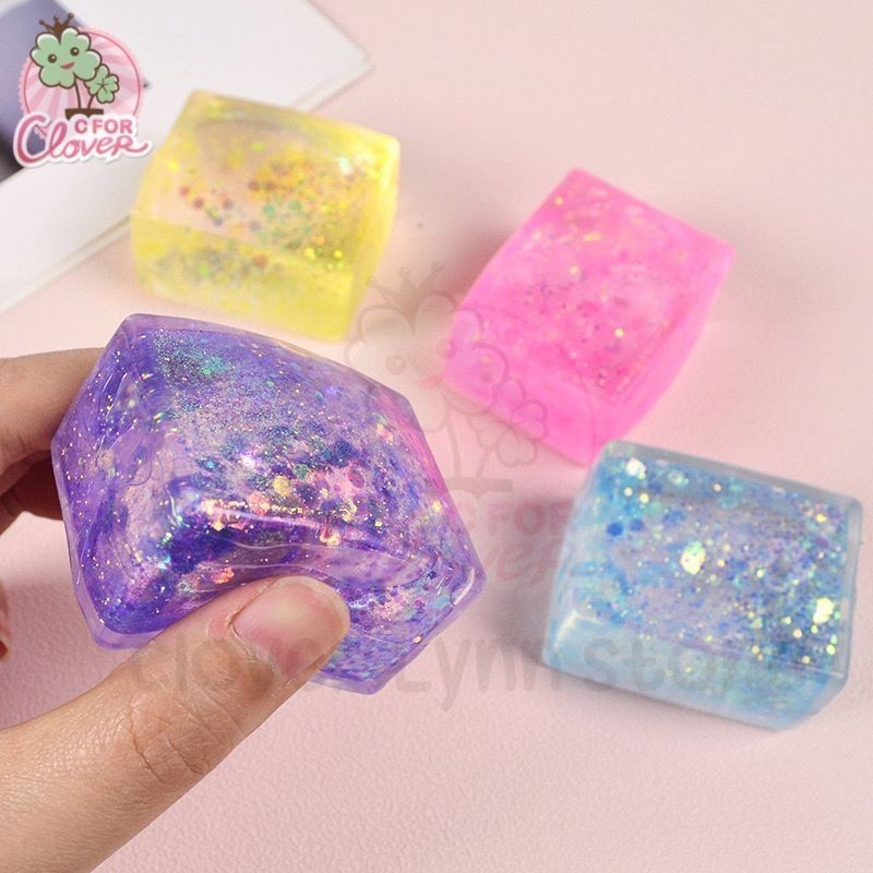 Best Selling - [ rey ] SQUEEZE TOYS SLOW RISING TOFU SHAPE SQUEEZE ...