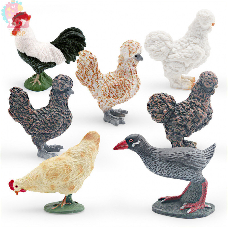 Children's Science Toys Realistic Poultry Animal Models Learning Aids ...