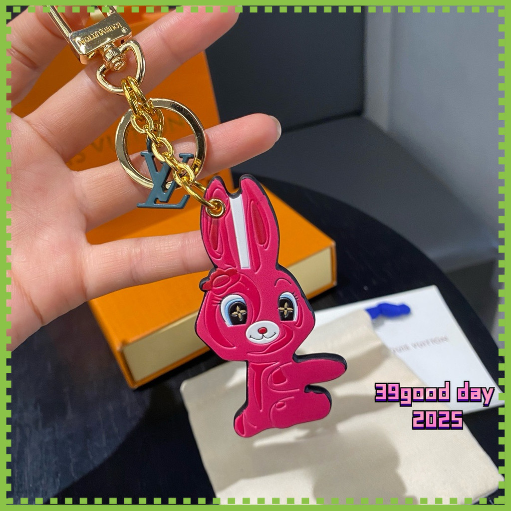 [L-home] Leather Rabbit Keychain / 56121 | Shopee Singapore