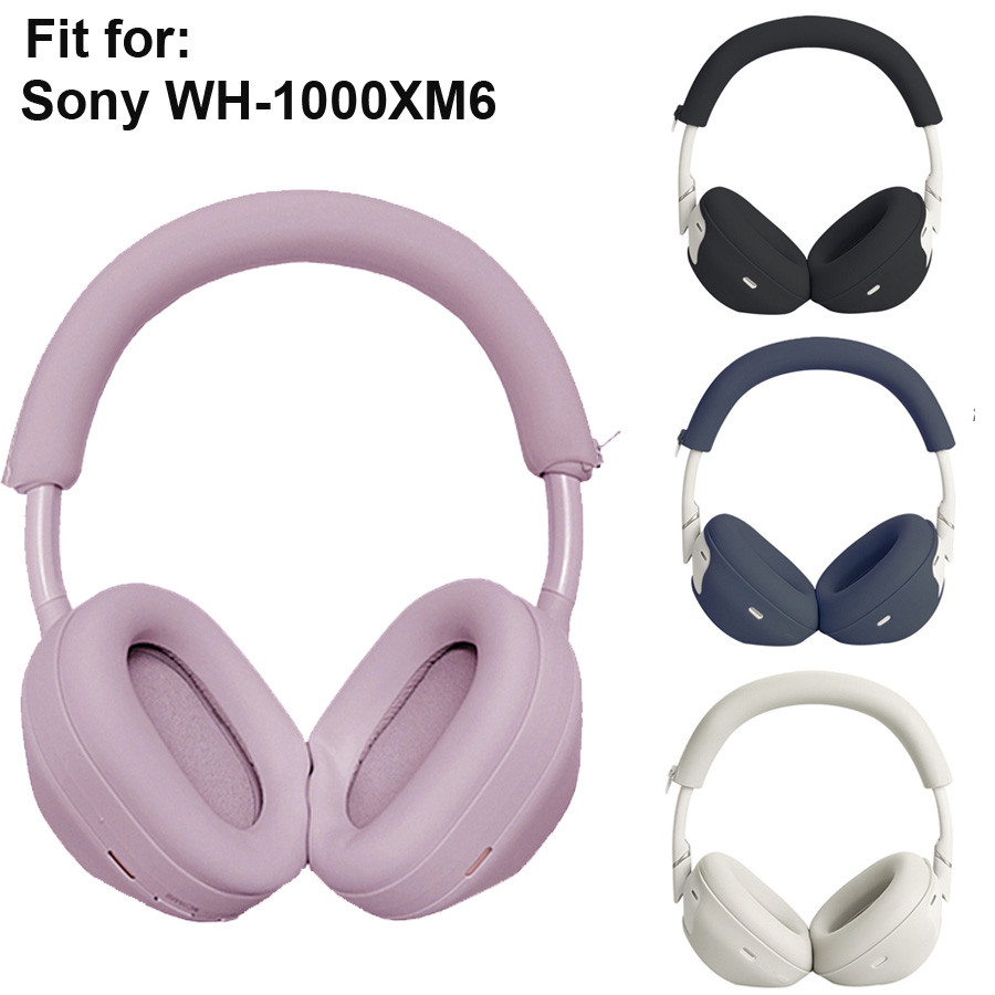 Earpads Headband Case Cover for Sony WH-1000XM6 Headphones, 1000Xm6  Accessories Silicone Soft Skin Protector